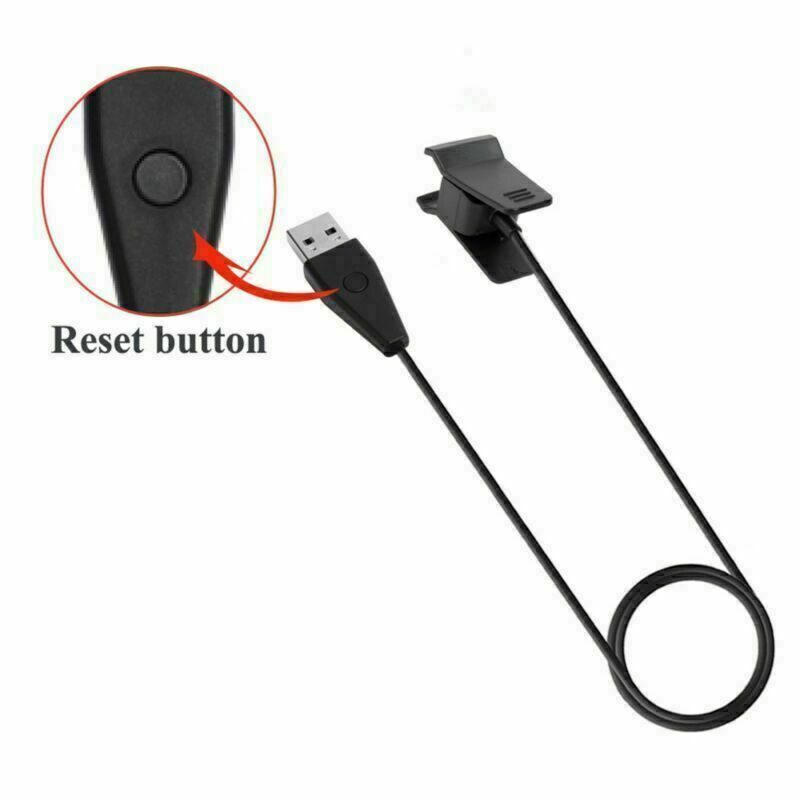For Fitbit Alta Smart Watch USB Charger Charging Cable+Reset Button Replace 3US