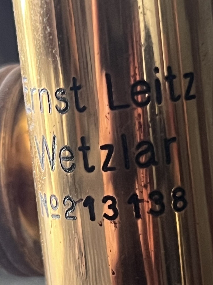 Antique Ernst Leitz Wetzlar Compound Microscope 213138
