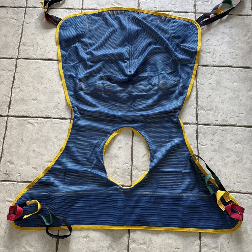 Compass Health ProBasics Full Body Sling With Commode Opening Mesh, Medium EUC