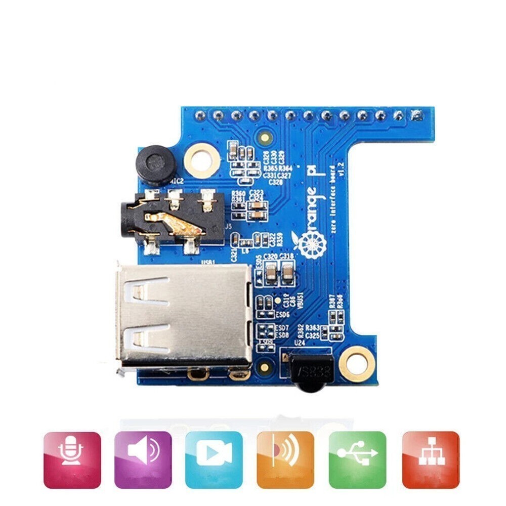Specialized Expansion Board for Orange Pi Zero PC IO Microphone USB NEW