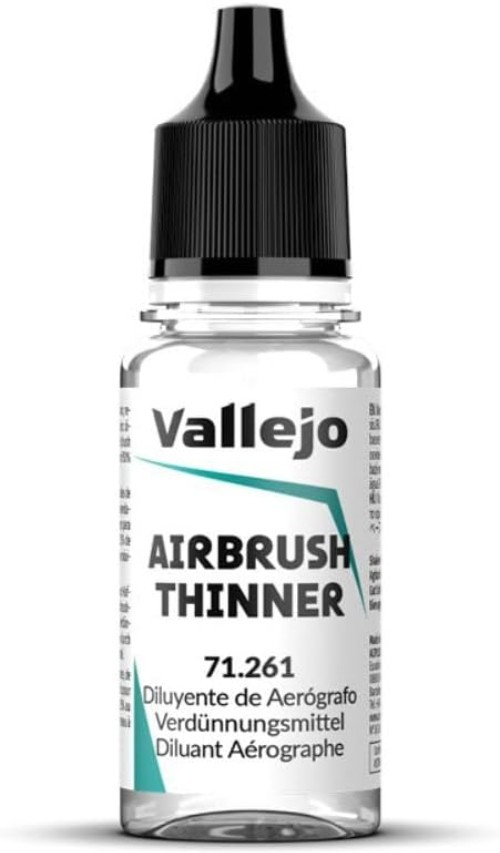 Water-Resistant Airbrush Thinner for Acrylics - 18ml with Quick Drying Formula