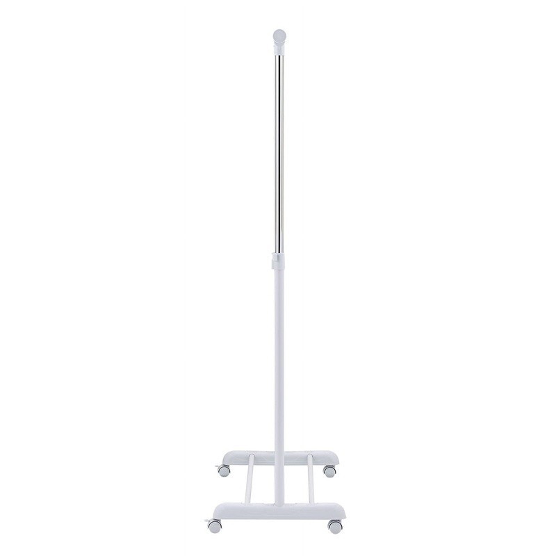 Adjustable Rolling Garment Rack Space Saving Clothes Organizer Tool Free Setup