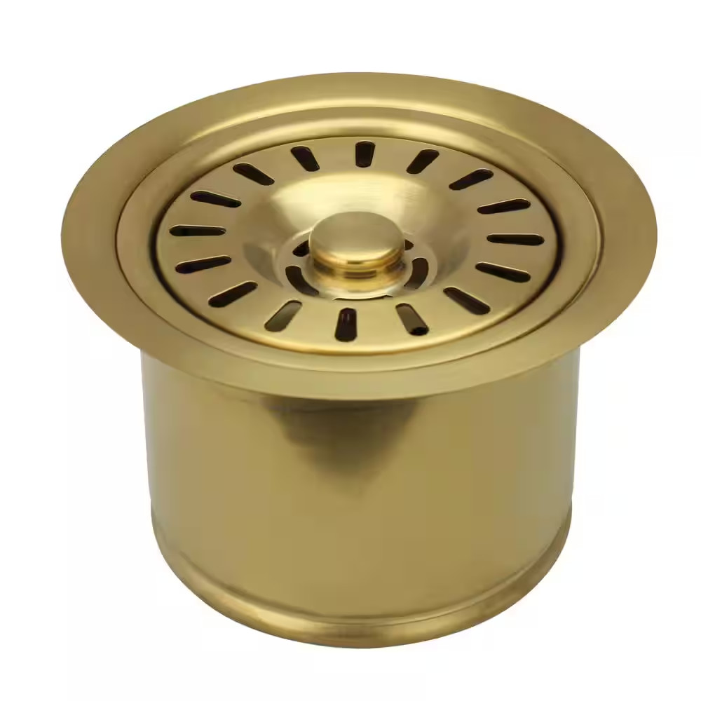 Brushed Gold Garbage Disposal Stopper Kitchen Sink Drain