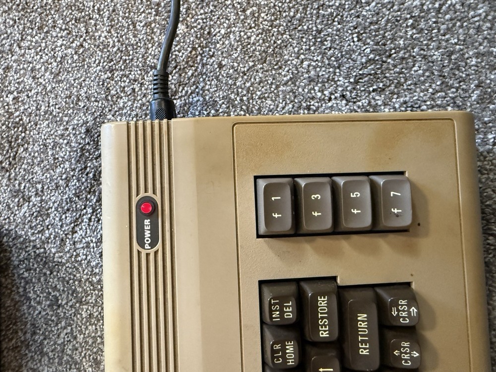 Vintage Commodore 64 Home Computer System C2N Cassette PSU Box Book Bundle