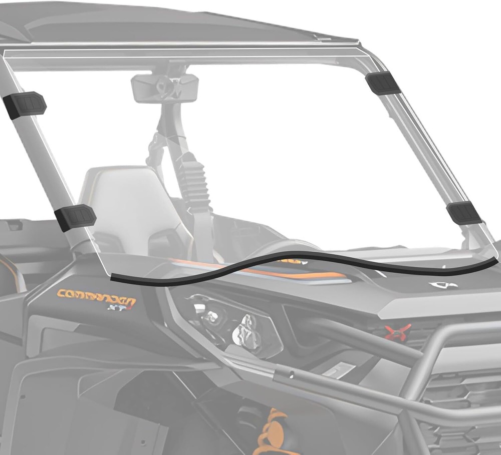 For Can-Am 2014-2020 Commander Max 800 1000 Full Front Windshield Clear Window