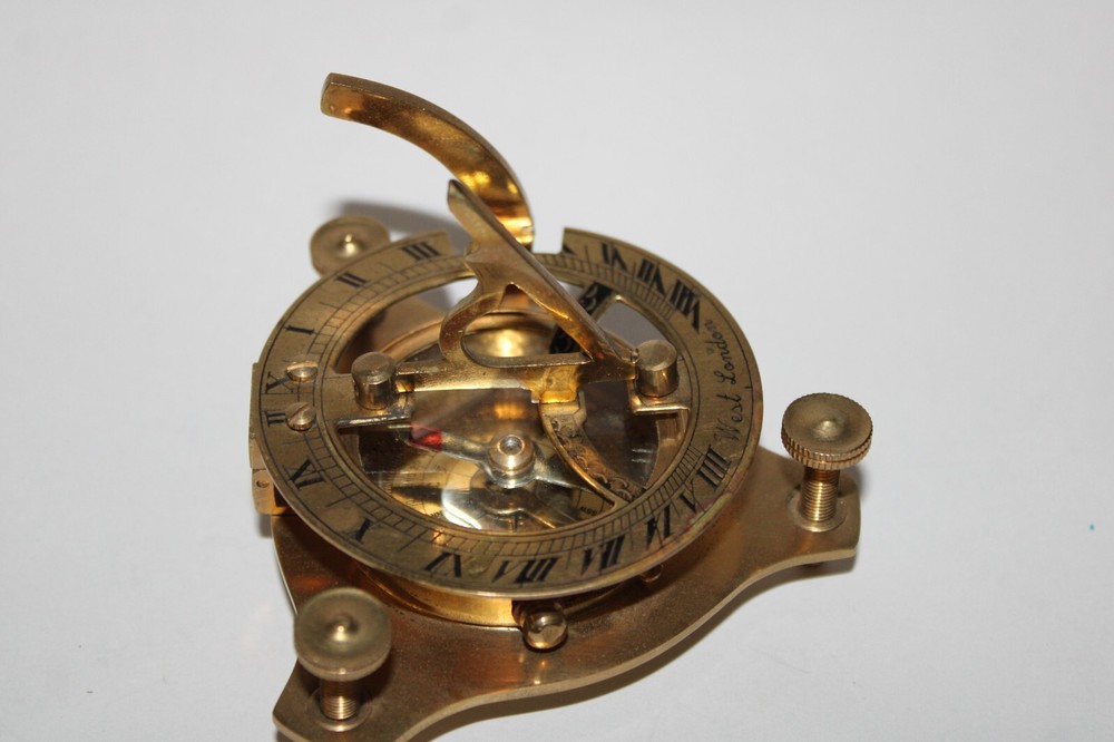West London Sundial Compass Solid Brass