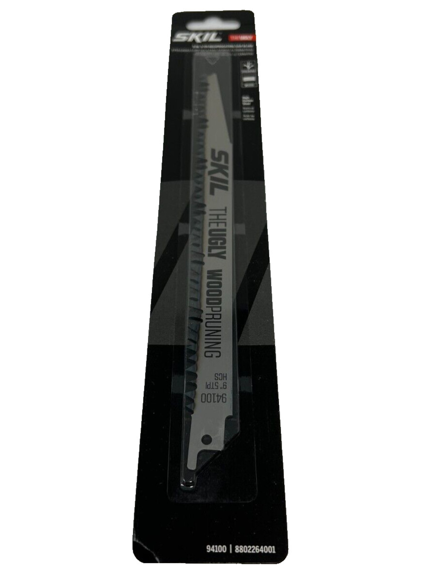 1 NIP SKIL 9 in. Carbon Steel Reciprocating Saw Blade 5 TPI THE UGLY Blade