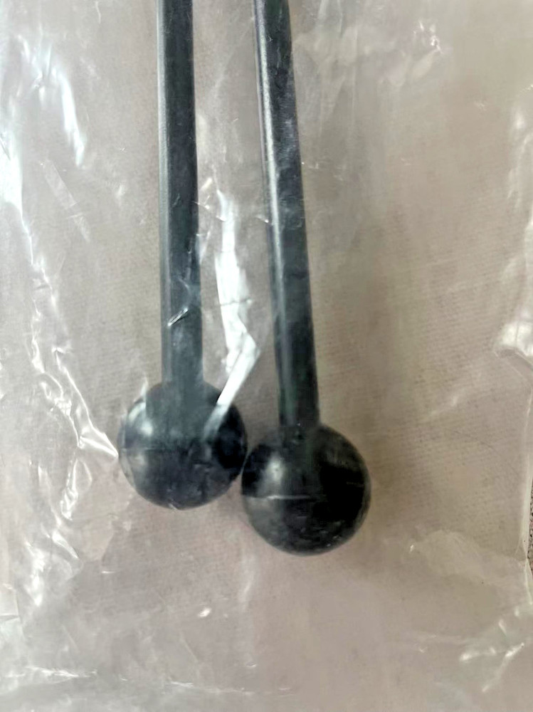 Drum Corps by Duplex Percussion Mallets 3226 - Solid Black - USA Made