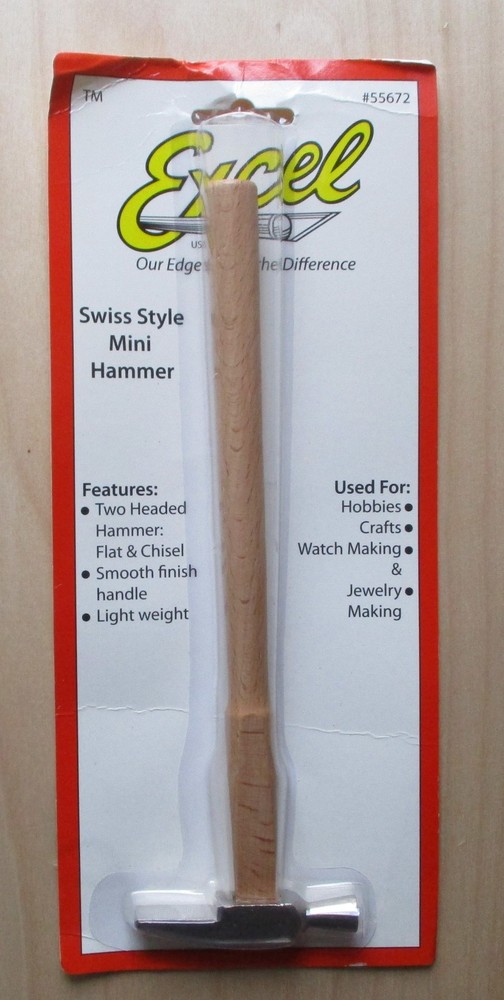 Swiss Style Mini Hammer Hobby Excel Model Accessory 55672