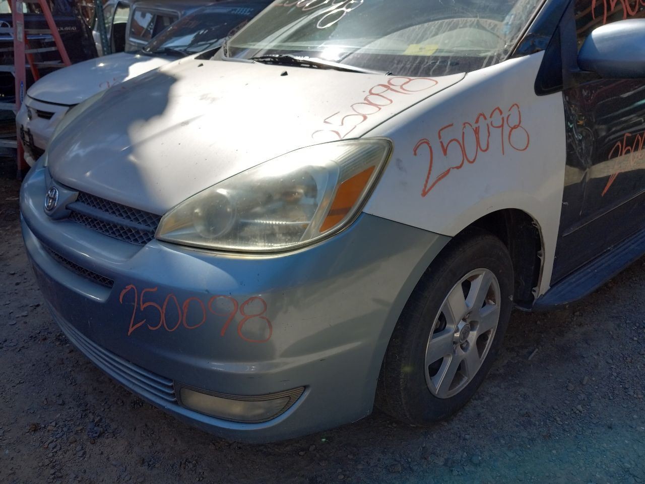 06-10 TOYOTA SIENNA LE ROOF DISPLAY DVD ENTERTAINMENT TV SCREEN