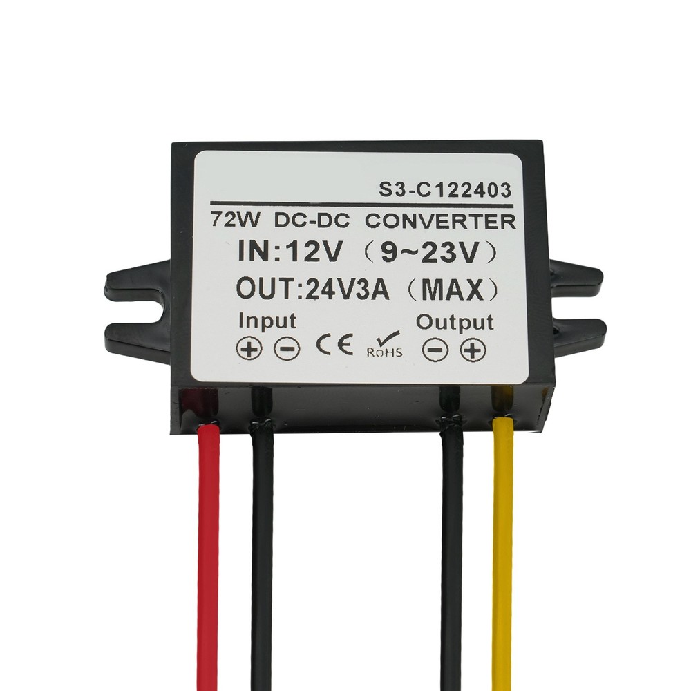 Efficient Step Up DC Converter from 12 Volt to 24 Volt with Smart Chip