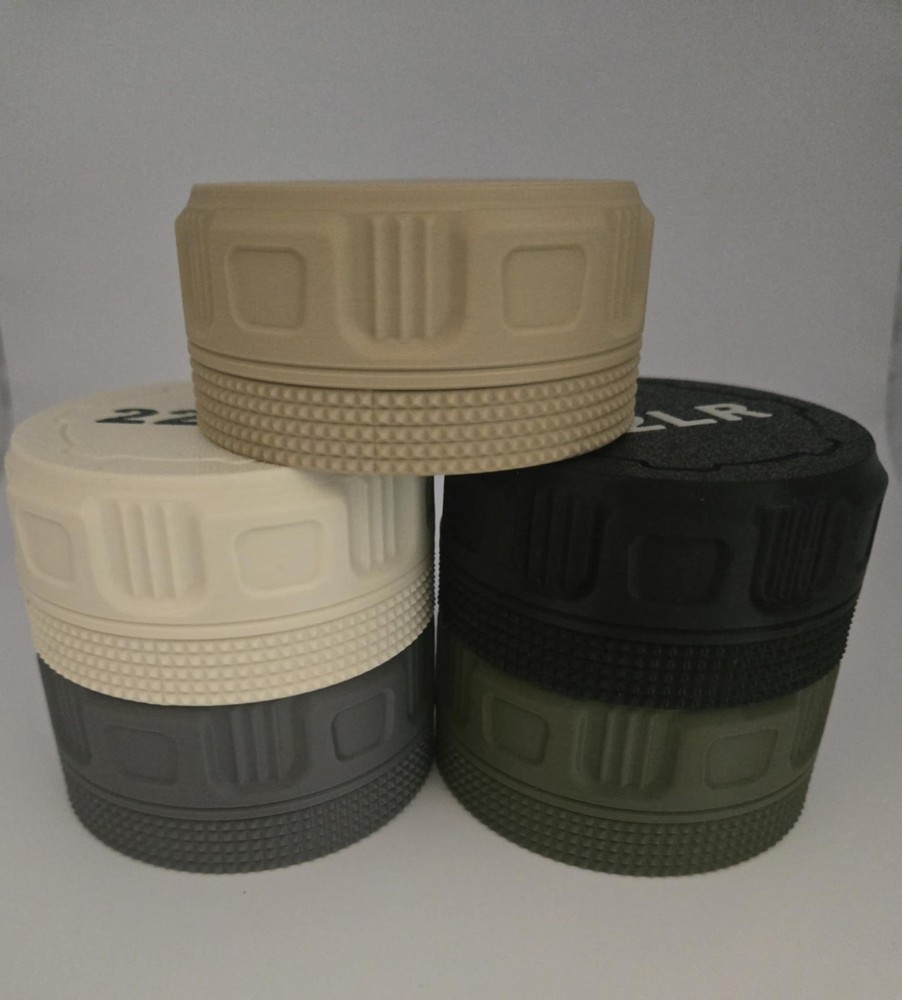 .22LR Ammo Puck – Compact, Stackable Storage for 55 Rounds
