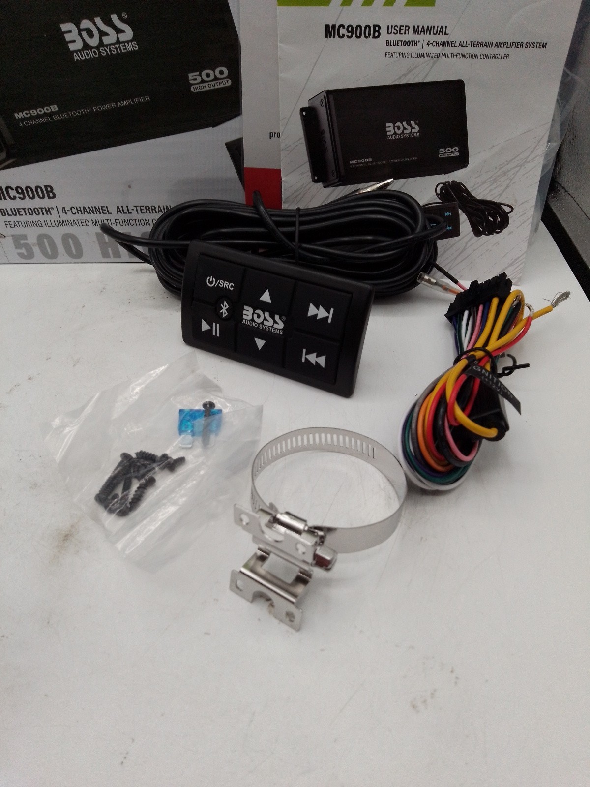 BOSS Audio Systems MC900B All-terrain Amplifier System 500 High Output