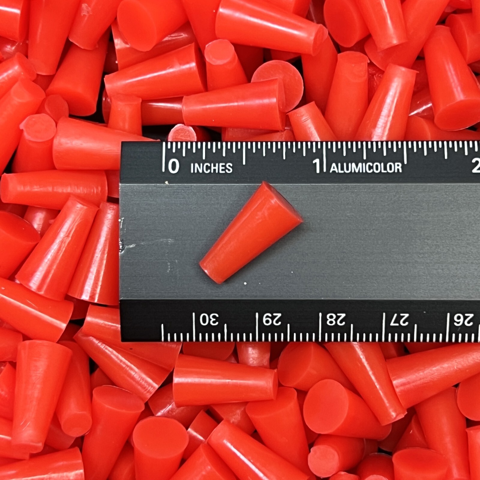 High Temp Masking Supply .187" x .343" STP103 Silicone Rubber Plugs - 250 Pack