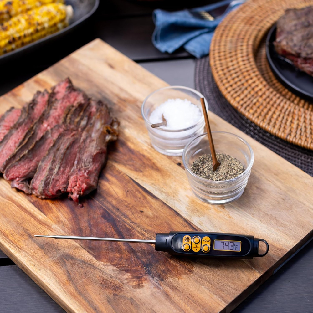Digital Instant Read Thermometer, Thin Tip 1.8Mm Probe, Fast Accurate Readings,