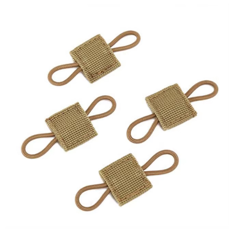 4/10Pcs Molle Elastic Strap Tactical MOLLE System Webbing Retainer Attachment Ac