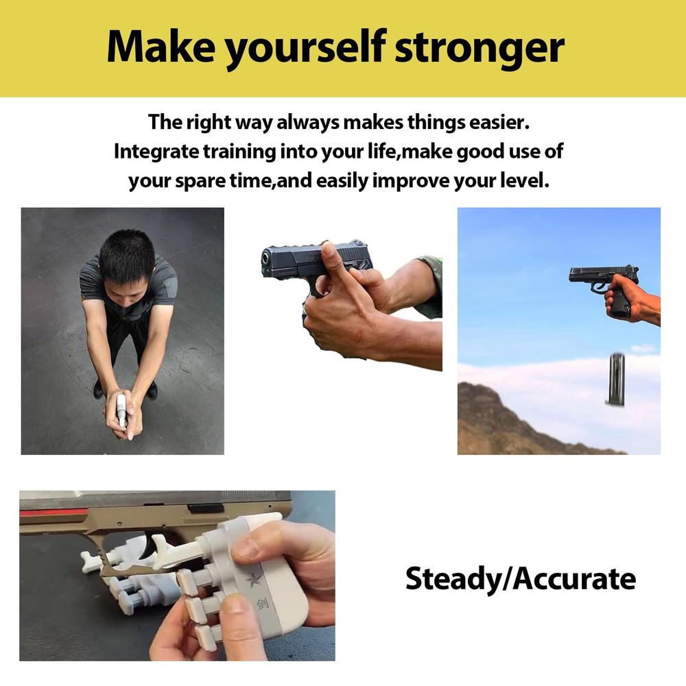 Trigger Trainer for Dry-Fire Training – Enhance Trigger Control & Muscle Memo...