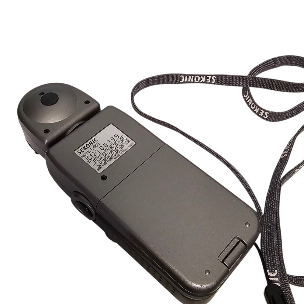 Sekonic Flash Master Digital L-358 Camera Light Meter Module Strap Case