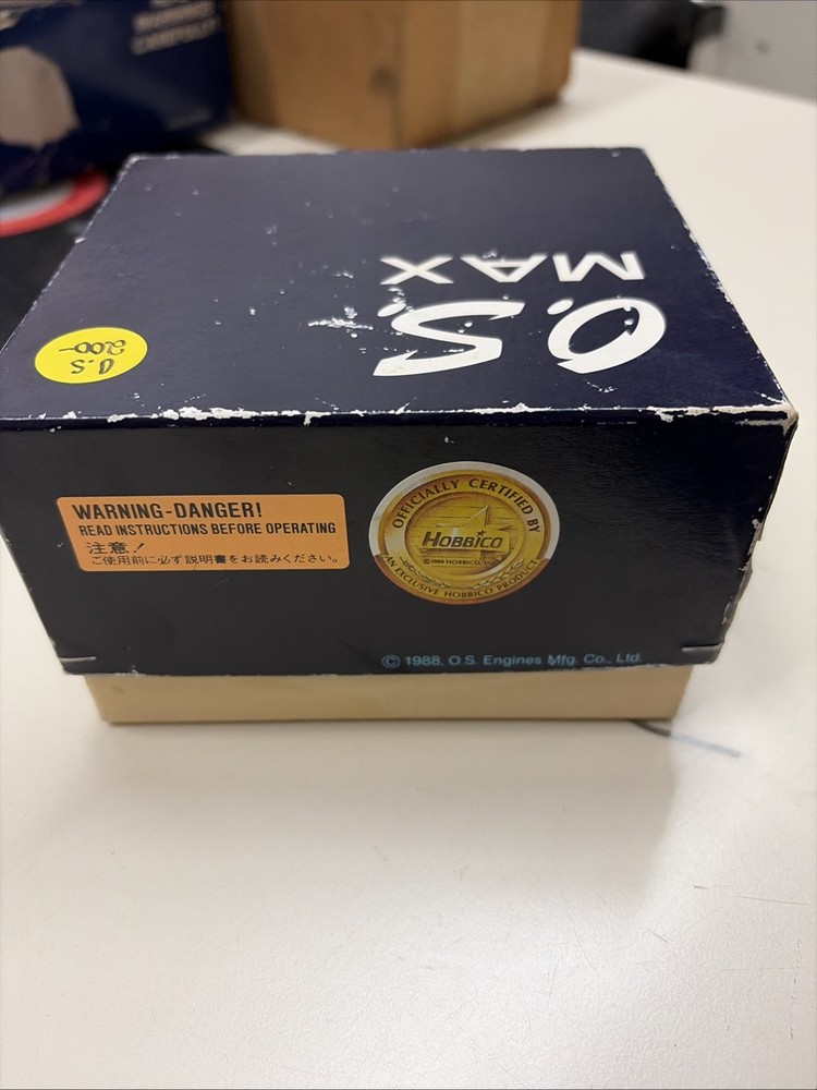 OS MAX 40F SR RC Engine with Box, Muffler & Instructions