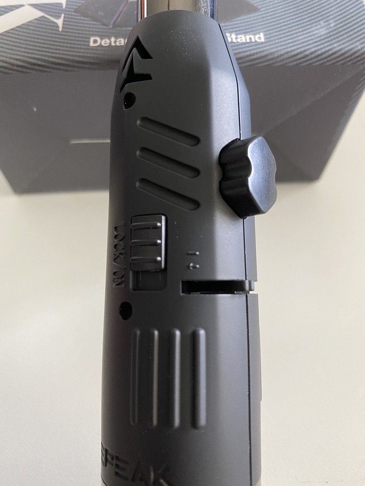 Vector EPEAK - Wind Resistant Single Jet Torch Lighter - Black 04 - New