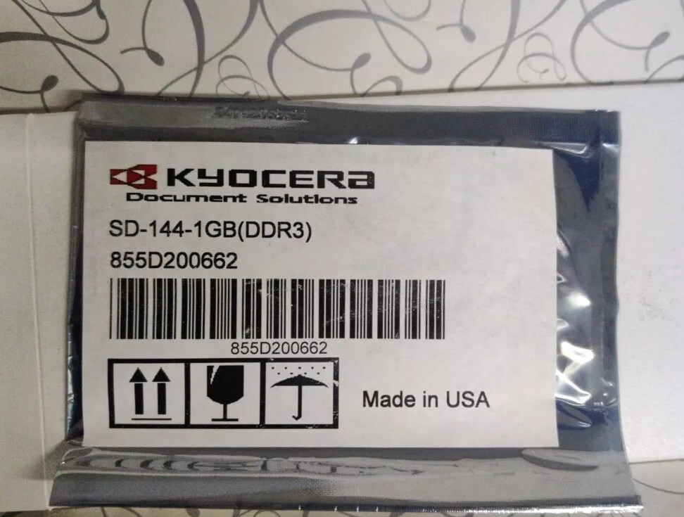 Kyocera Document Solution SD-144-1GB(DDR3)855D200662 Printer Memory Ram Upgrade