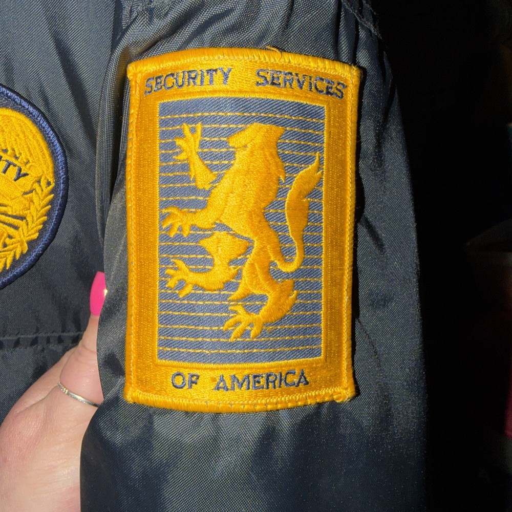 Security Services Of America Lined Security Jacket