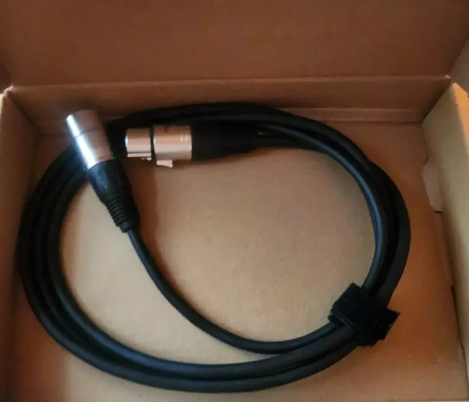 Amazon Basics XLR Microphone Cable for Speaker or PA System, All Copper