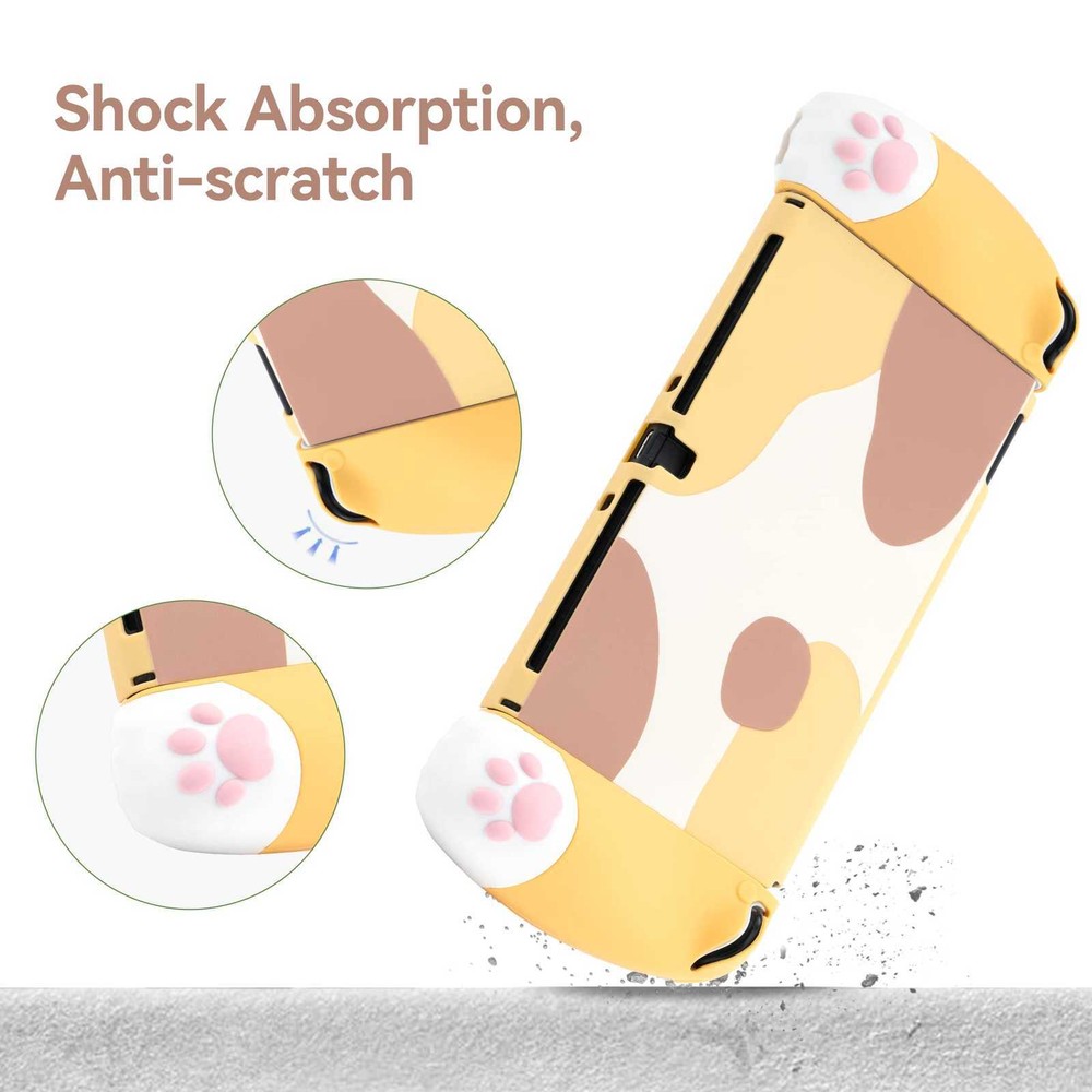 GeekShare Nintendo Switch Oled Protective Case Shell Cat Jo Jo Ergonomic Design