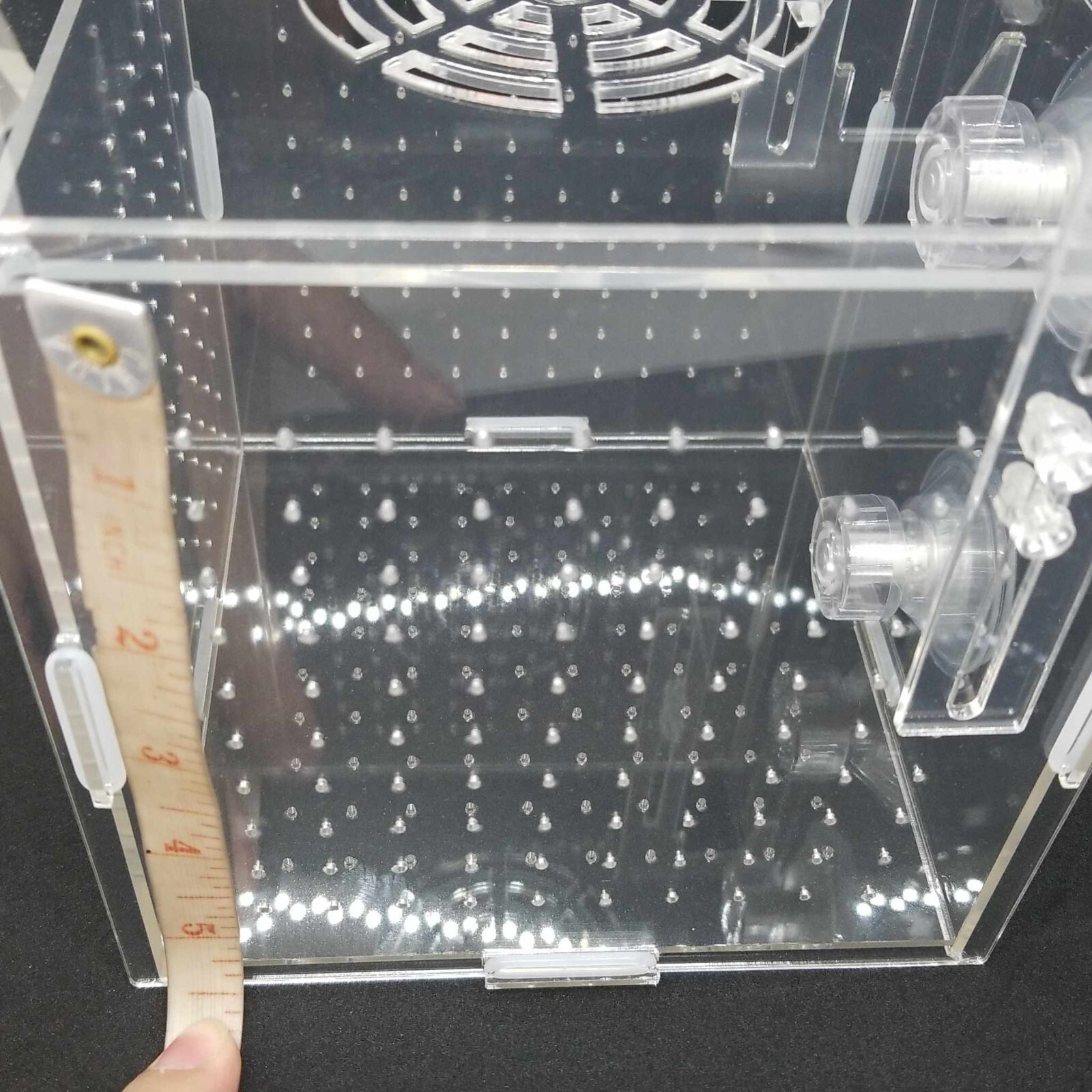 Aquarium Fish Clear Breeding Box 3 Sizes Acrylic Breeder Guppy Snails Betta Fry