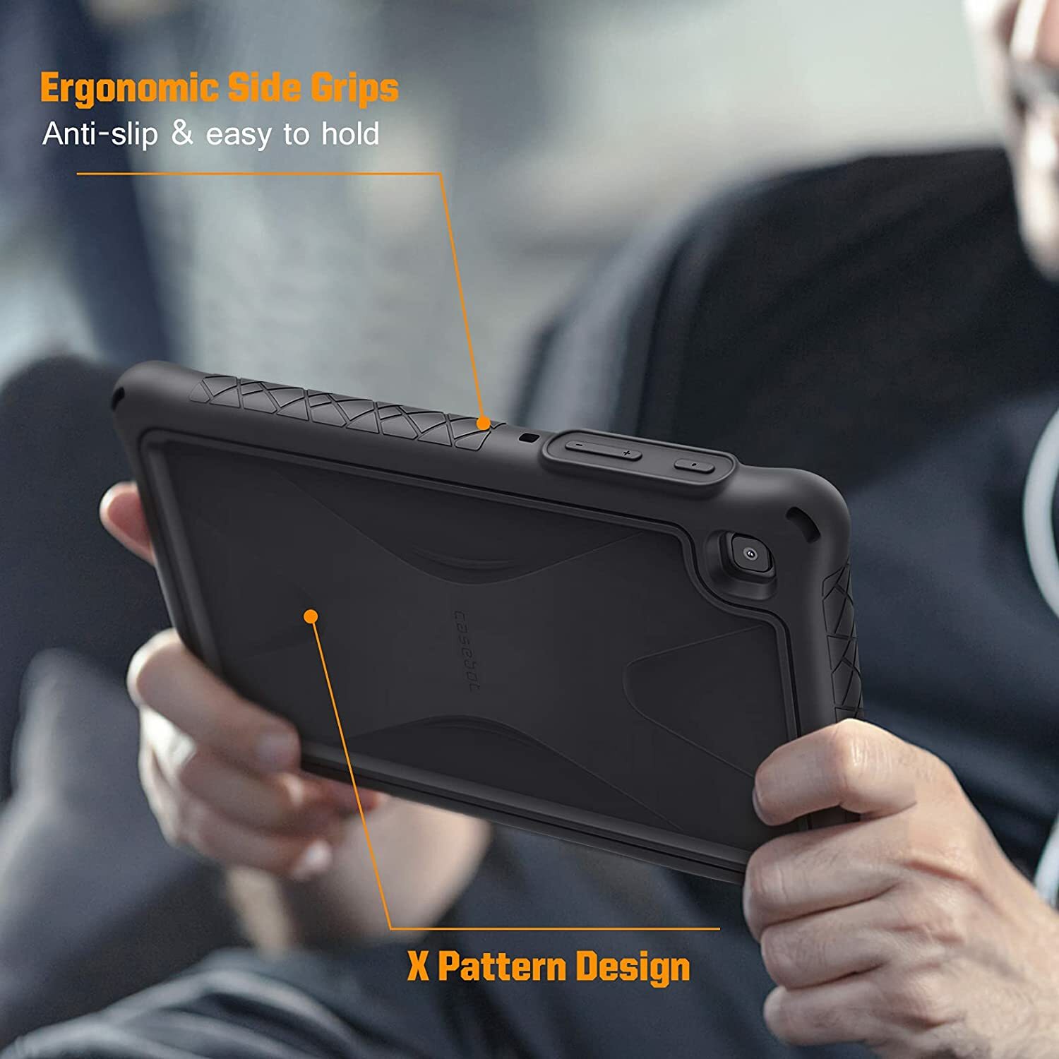 For Samsung Galaxy Tab A7 Lite 8.7 Inch 2021 Silicone Case Heavy Duty Back Cover