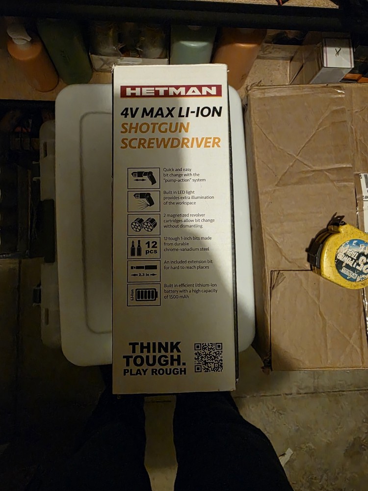 Hetman 4-Volt MAX Lithium-Ion Cordless Rechargeable Screwdriver