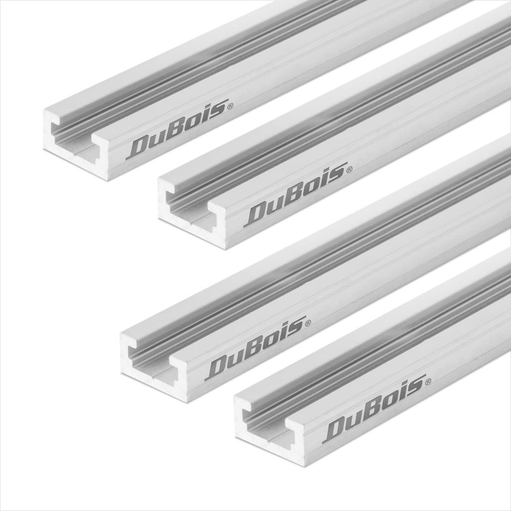 36 Inch Double-Cut Profile Universal T-Track 4 Pack Aluminum for Woodworking