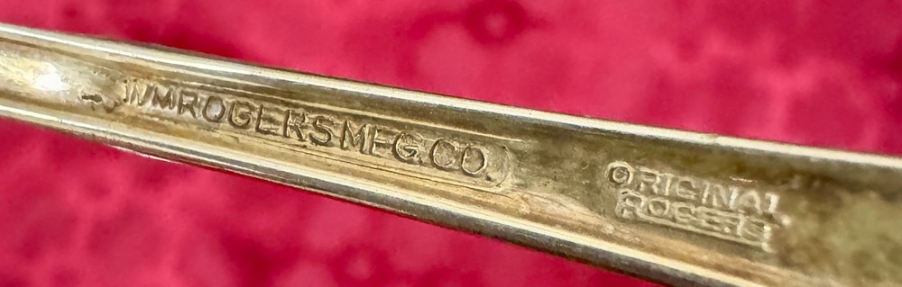 Wm Rogers Manufacturing Co Silver tea spoon