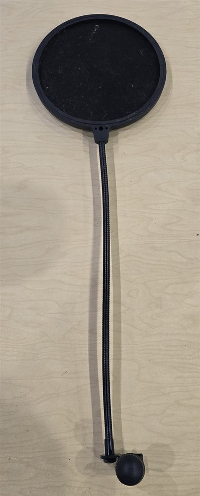 Microphone Pop Filter Black Professional Recording Adjustable Gooseneck Arm