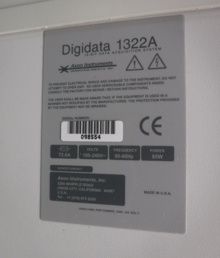 Axon Instruments Digidata 1322A 16-Bit Data Acquisition System