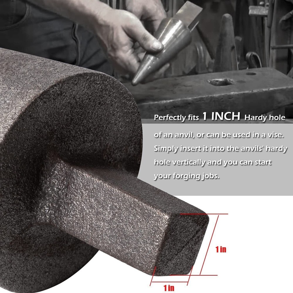 Blacksmith Anvil Mandrel Metal Forming Cone 1" Hardy Tool