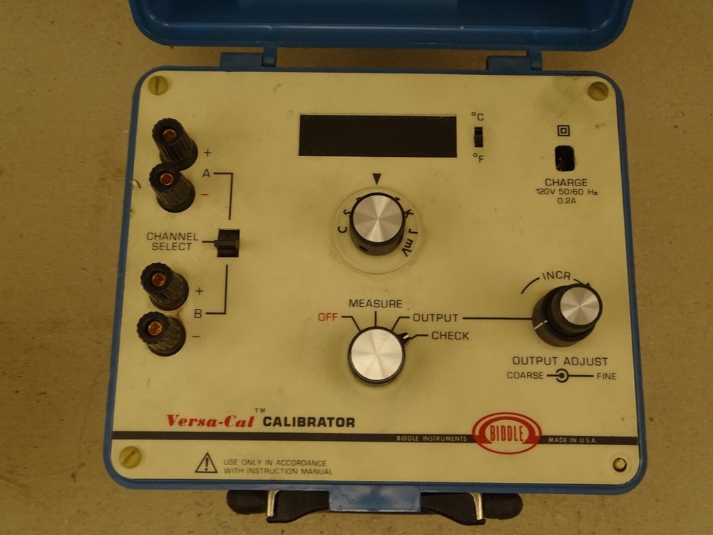Biddle Versa-Cal Calibrator Untested, 720350-2
