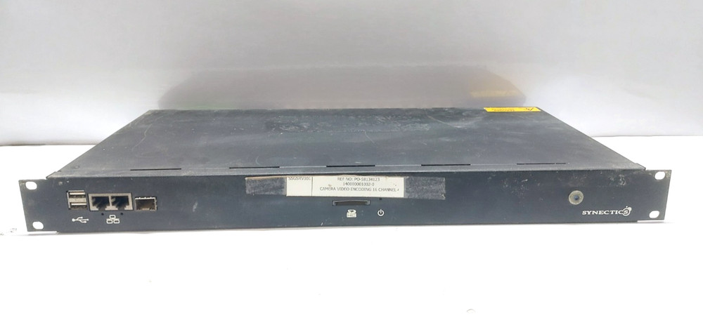 SYNECTICS E1600 VIDEO AUDIO 16 CHANNEL H264 NETWORK BASED ENCODER E 1600
