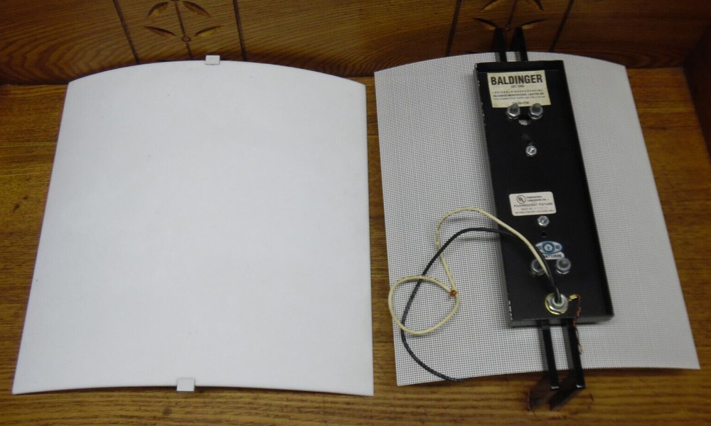 Vintage Baldinger Architectural Light Sconce