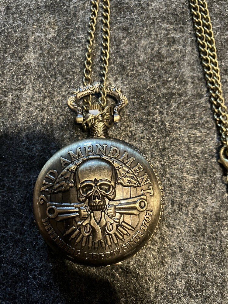 Second Amendment Pocket Watch/necklace
