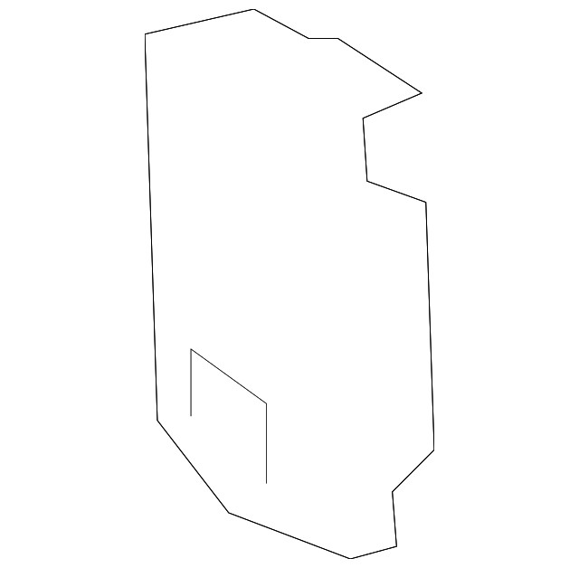 Genuine GM Driver Side Front Compartment Side Rail Bracket 84752631