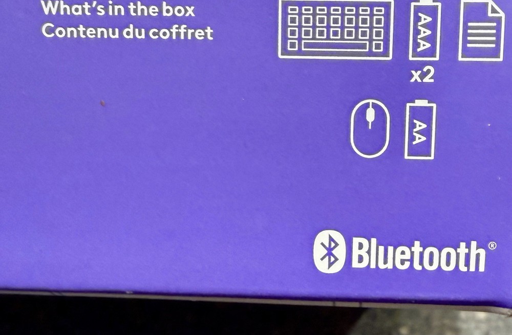 Logitech POP ICON Combo, Bluetooth Keyboard and Mouse Combo - Lilac