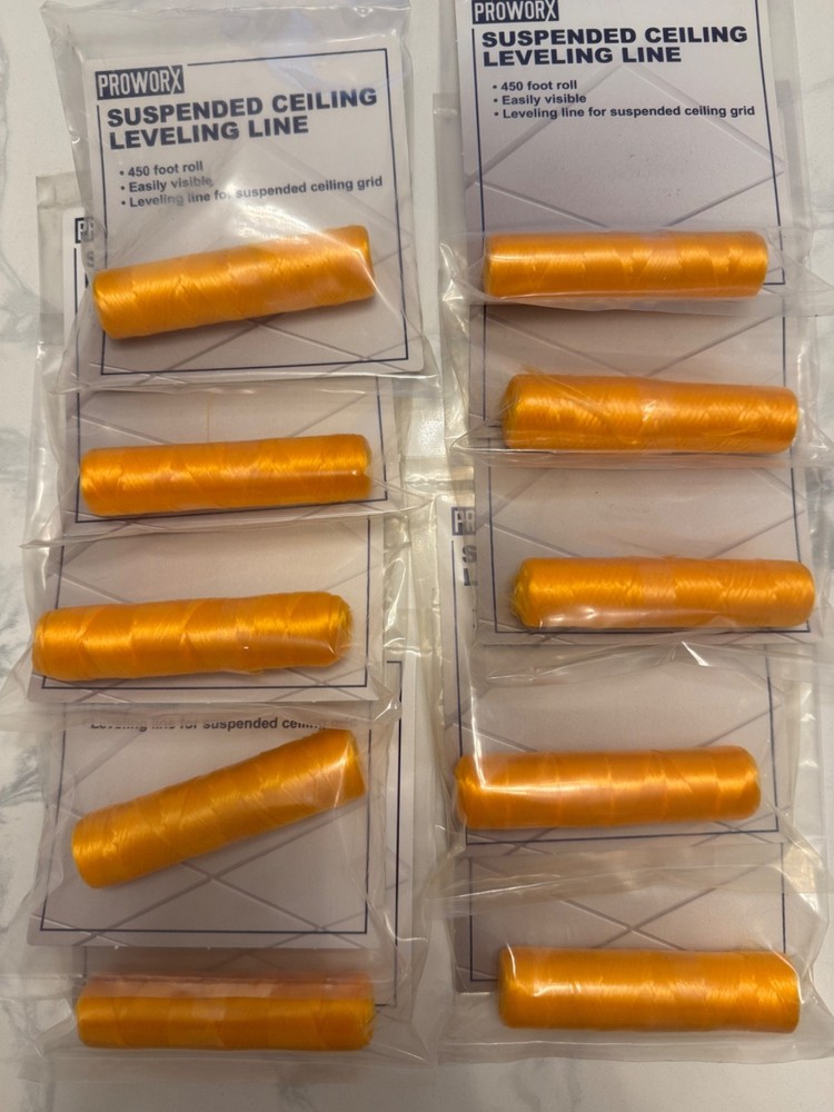 10 - Pack and each 450 ft  Leveling Line Proworx