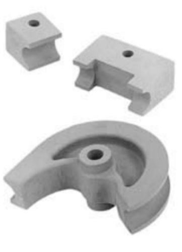 #2 Hossfeld Bender 1" OD Tube X 3" CLR 180 deg. bending die set draw back block