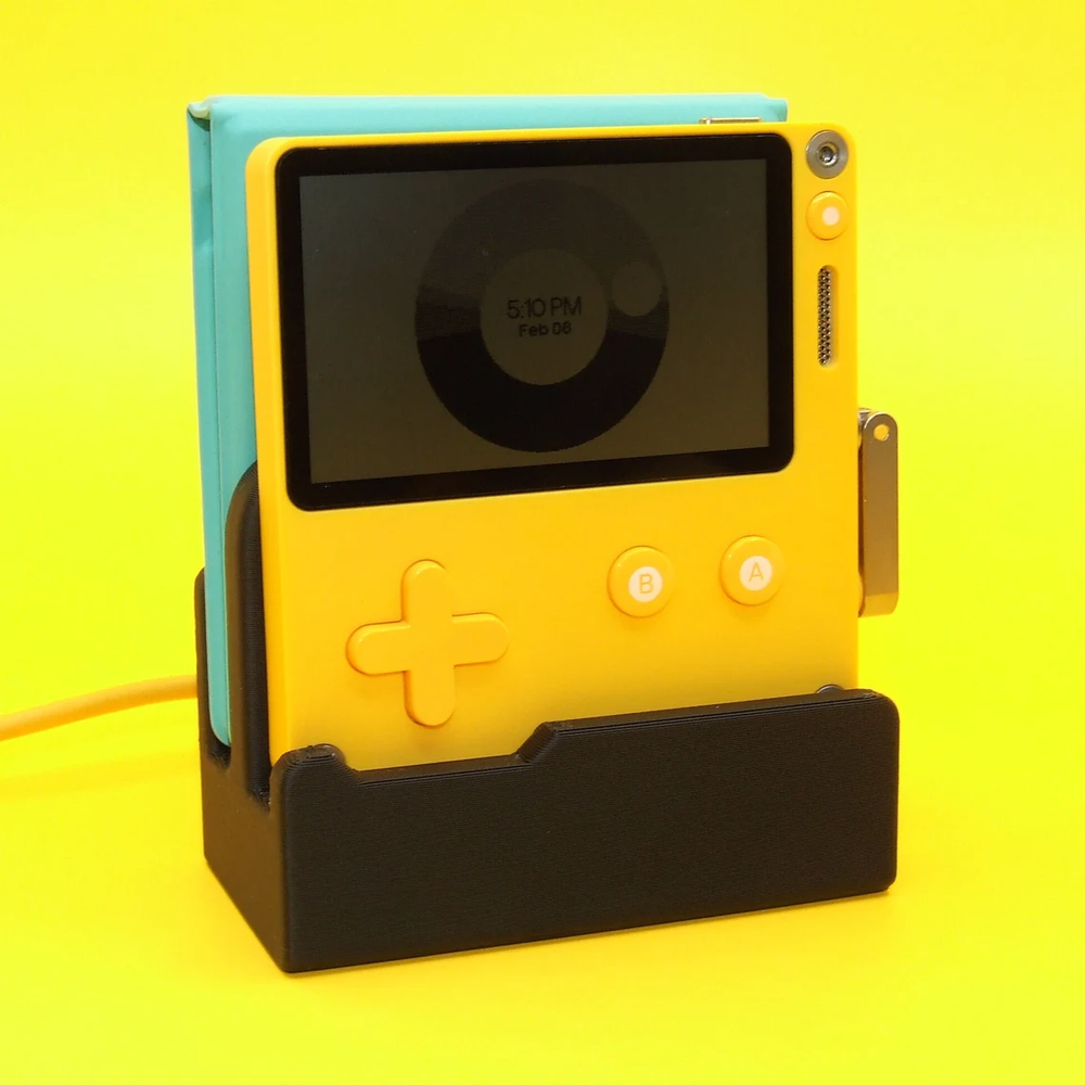 PLAYDATE DOUBLE DATE CHARGING DOCK WITH COVER HOLDER, CUSTOM DESIGNED, PANIC
