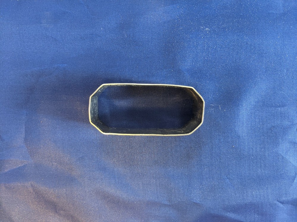 Antique Robert Mills Arts & Crafts Sterling Silver Napkin Ring "E" initial