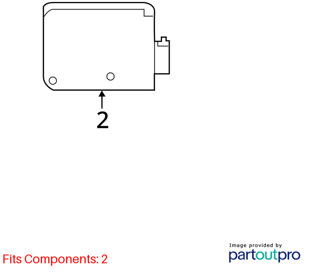 2012 Mercedes CLS550 OEM Blind Spot Radar Left or Right