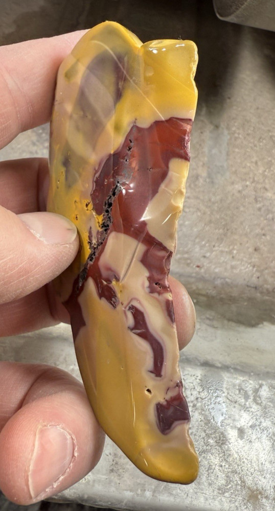 Mookaite Jasper tumble polished slab lapidary