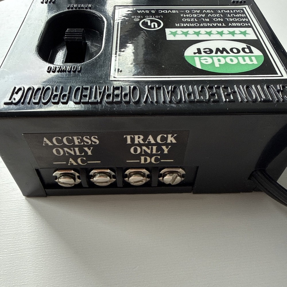 Model Power Hobby Transformer RL-1250 - Model Train Control