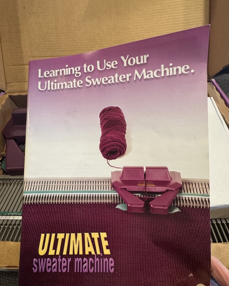 Bond Ultimate Sweater Knitting Machine NO DVD